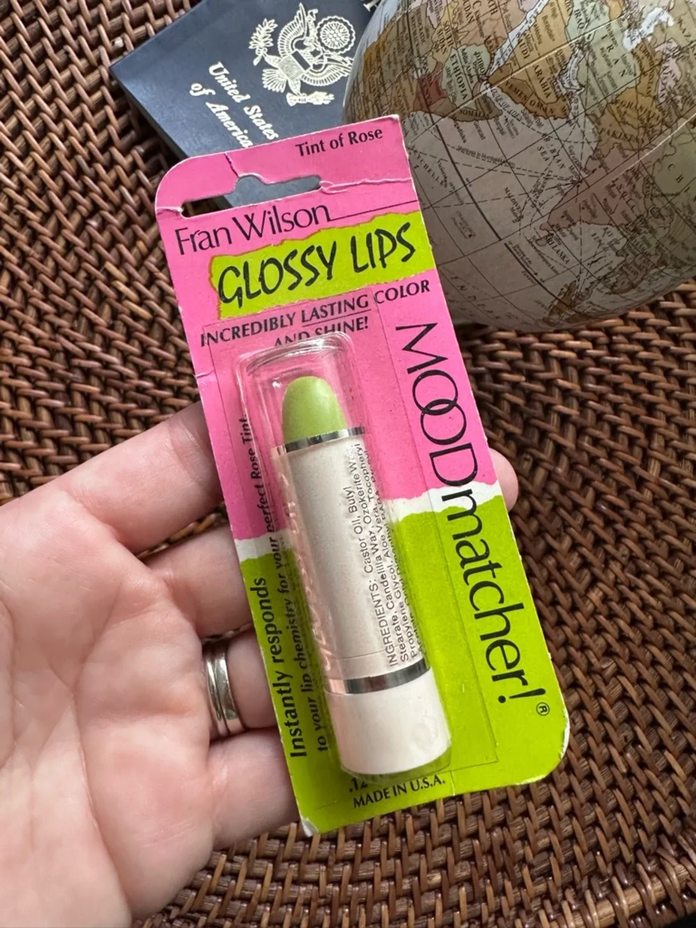 Fran Wilson Vintage 1980 Glossy Lips Mood Matcher Tint of Rose Sealed Package